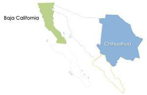 Chihuahua y Baja California planean participar, en una serie de giras y eventos en torno a la estrategia industrial de ambas regiones.
