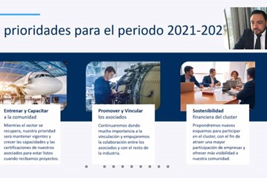 Jaime Pérez es el nuevo presidente del consejo directivo  del Monterrey Aerocluster para el periodo 2021-2023.
