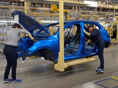 En julio de 2021, la producción de vehículos ligeros tuvo una caída de 26.50% con relación al mismo mes del año anterior.