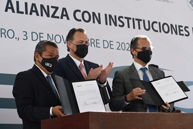 Para la renovación del centro de capacitación de la Universidad Tecnológica de Querétaro se realizará una inversión de 7.7 millones de pesos.