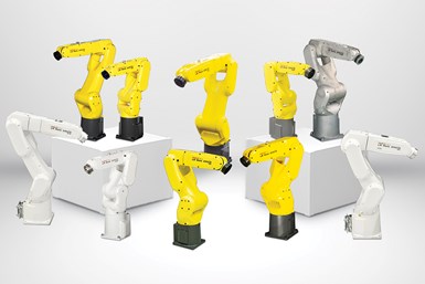 Los robots ofrecen un área de trabajo para instalaciones de montaje vertical e invertido.