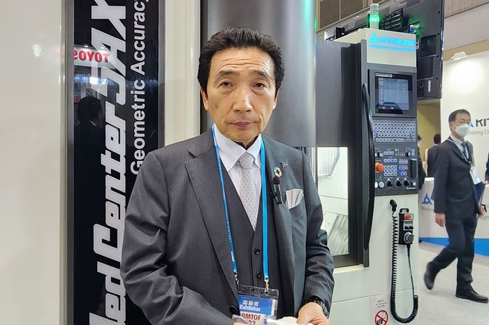 Akihiro Kitamura, presidente y CEO de Kitamura Machinery