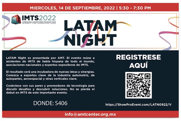 IMTS por primera vez ha organizado la “Noche Latinoamericana” el 14 de septiembre.