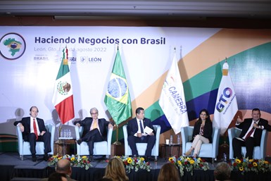 El comercio entre México y Brasil es de alrededor de 10,000 millones de dólares al año.