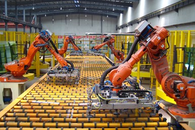 Las empresas de Estados Unidos, Canadá y México ordenaron 11,595 robots industriales.