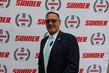 Guillermo Sánchez, gerente general de Suhner México