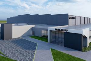 En la nueva Smart Factory de Balluff, se utilizarán tecnologías de producción modernas y líneas de producción parcialmente automatizadas.