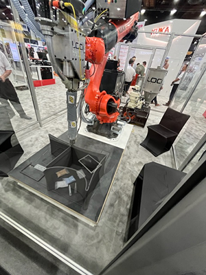 El sistema de Loci Robotics permite imprimir y mecanizar una gran variedad de artículos, desde moldes para componentes aeroespaciales y arquitectónicos hasta muebles y juegos infantiles.