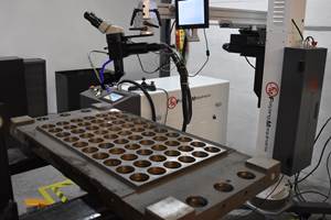 Máquina de microsoldadura láser para reparación de moldes