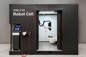 Meltio Robot Cell ofrece una solución de brazo robótico plug-and-play