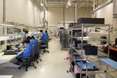 La Fabricación de Equipo de Computación, Comunicación, Medición y de otros Equipos, Componentes y Accesorios Electrónicos tuvo una capacidad de planta utilizada de 96.7 %.