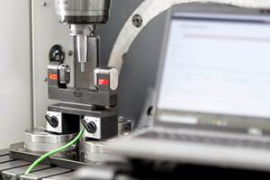 El nuevo sistema PSC, de Blum, facilita que las empresas inspeccionen los husillos de todas las máquinas de un taller con un solo sistema láser portátil.