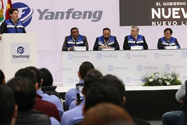En la nueva planta de la empresa china Yanfeng Seating se fabricarán hasta 800,000 sets de asientos automotrices.