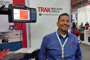 Tony Casillas, representante de distribuidores para Latinoamérica de Trak Machine Tools 
