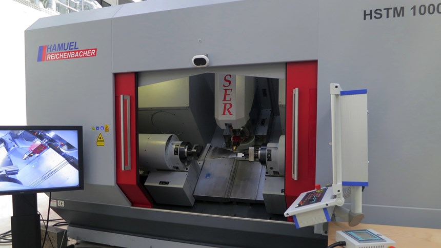 Hamuel hybrid additive manufacturing machining center