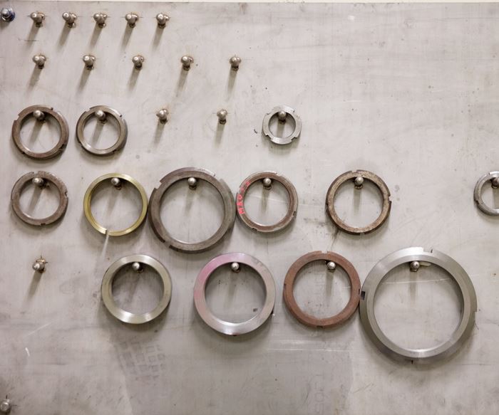 Rings produced by a ring mill
