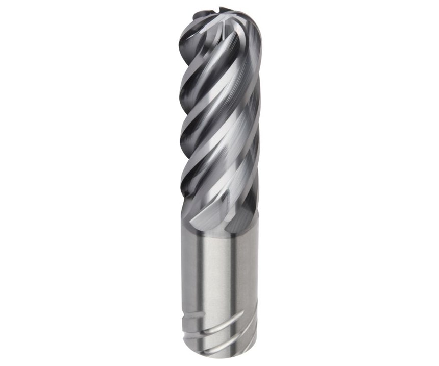 Kennametal end mill with six flutes