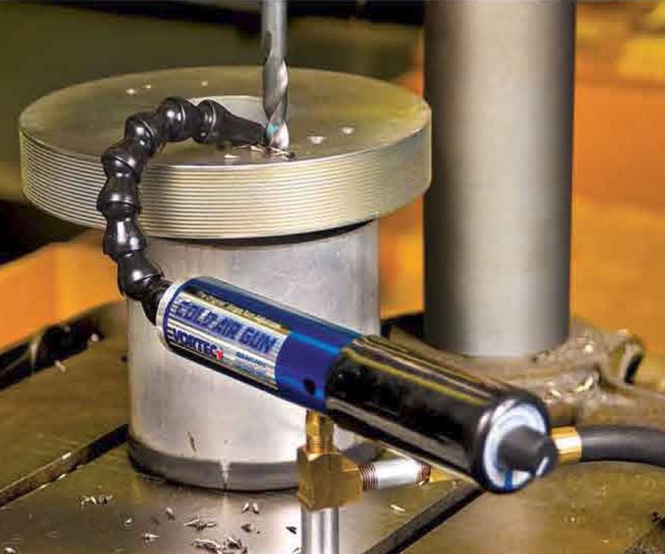 Cold Air Gun Dispenser for Machining Process Cooling Chiller Cooler Vortex Tube