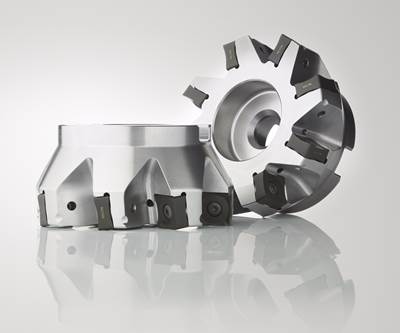 Face Milling Cutters Use Eight-Edged Inserts