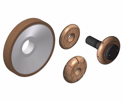 Intrinsically Lubricated Grinding Wheels Reduce Friction, Wear