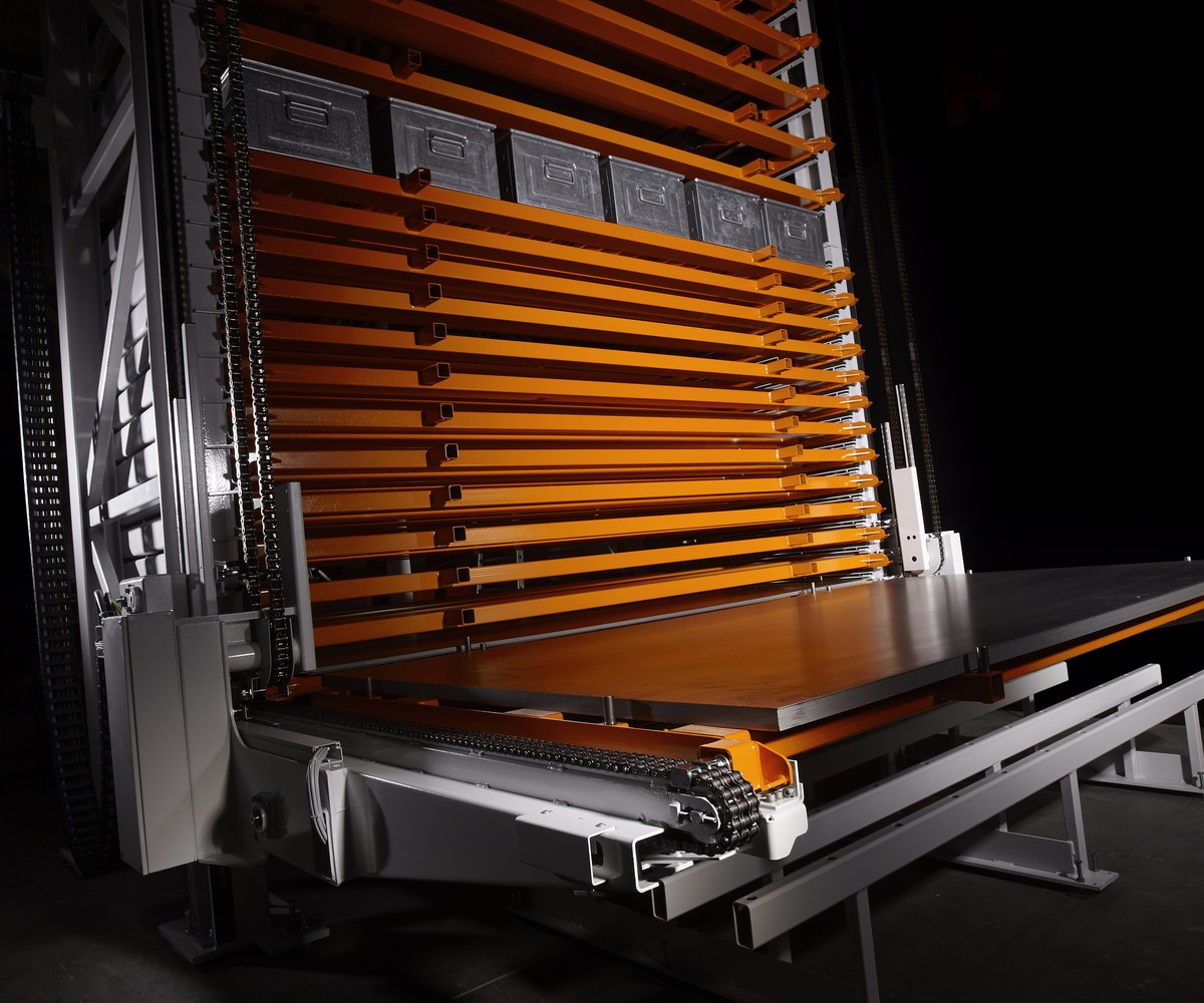 Part Storage Tower Tower Storage System Accommodates Flat Goods of Various Sizes ...