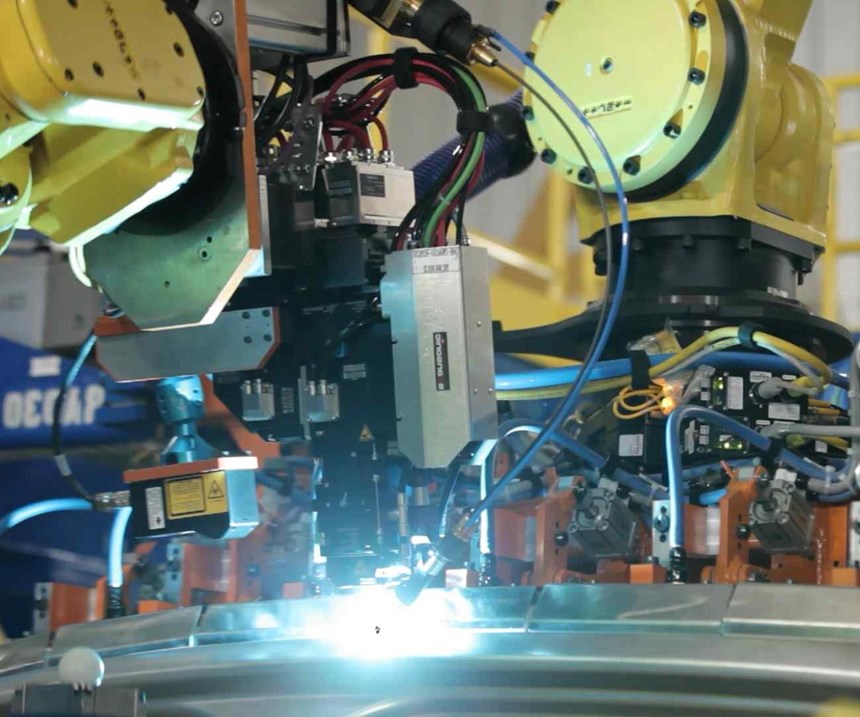 laser-welding aluminum for Cadillac CT6