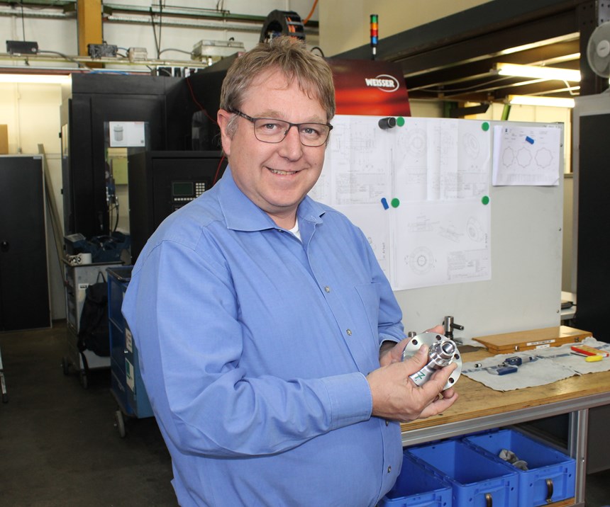 Reiner Jörg, head engineer of machine tool builder Weisser’s R&D department