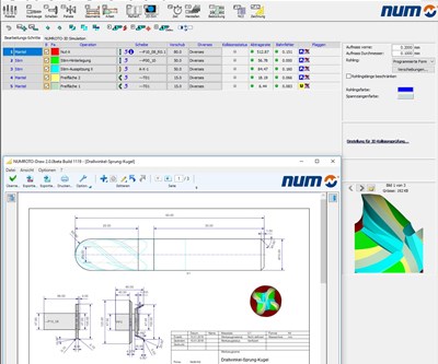 Tool Grinding Software Supports Ballnose Tools