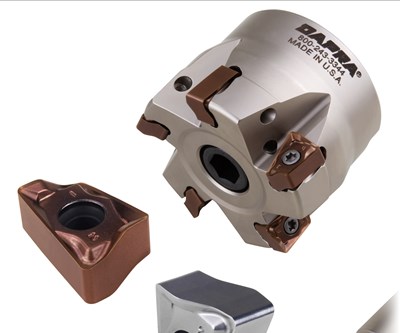 Indexable Milling Tool Leaves a Smooth Surface Finish