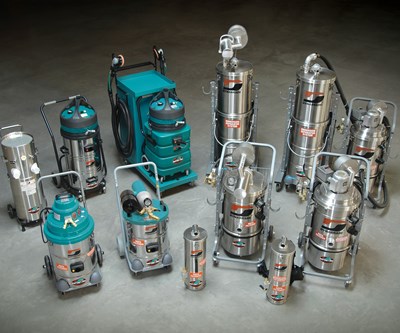 Portable Vacuums Clean Hazardous, Non-Hazardous Material
