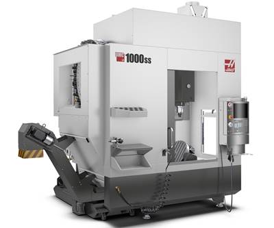 Machine Performs 3+2, Simultaneous Five-Axis Milling