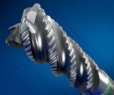 End Mill Capable of Deep Slotting Thanks to Form Profile