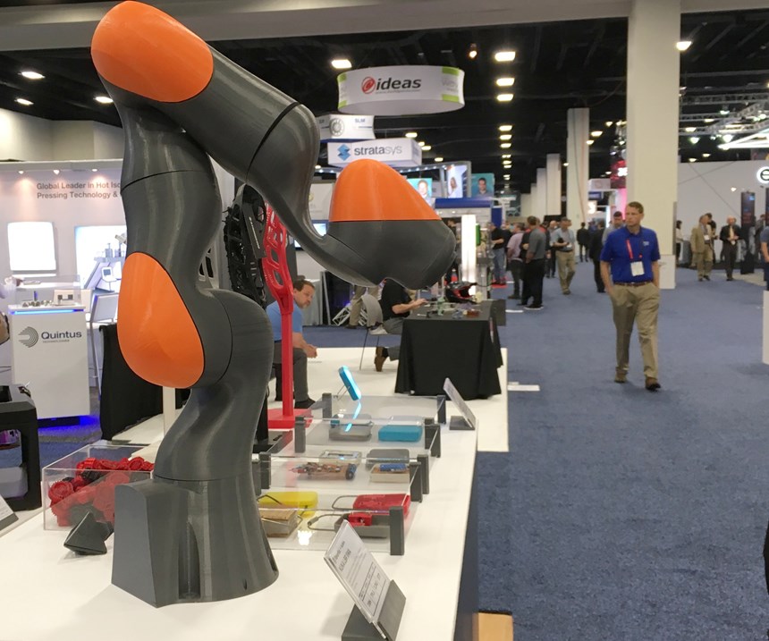 MaerBot 3D printed Kuka robot prototype