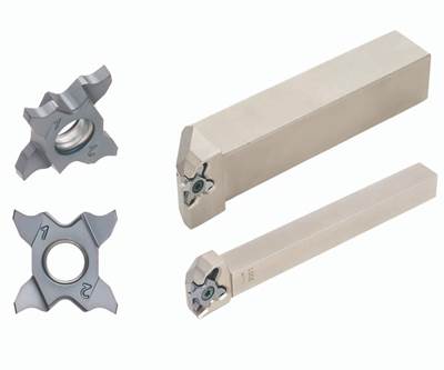 Inserts Add Flexibility to Grooving Tool Line