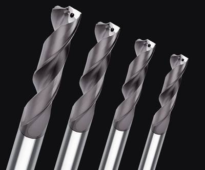 Drill Handles High Feed Rates in Difficult Metals