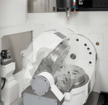 integrated tilt-rotary table for 5-axis machining