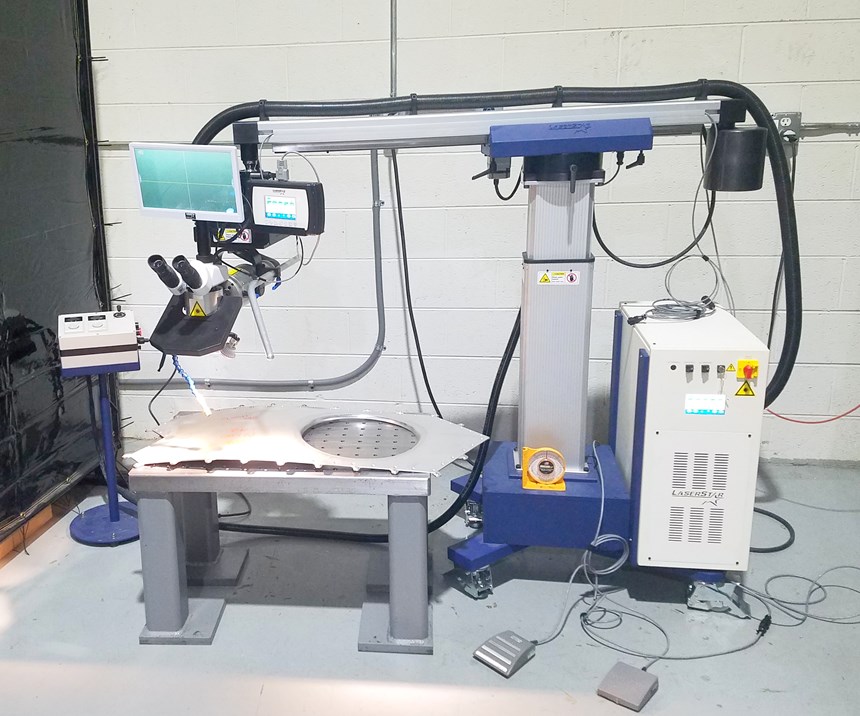 LaserStar 8700-3 fiber laser welding workstation