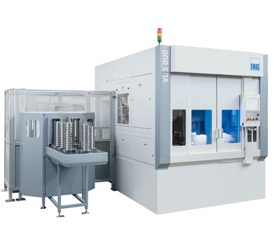 Dual-Spindle Machining Center Includes Automation Features
