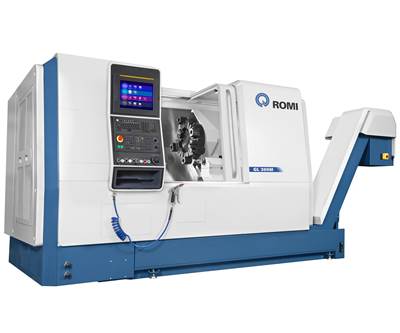 Romi's GL Turning Centers Feature Built-In Spindle Motors