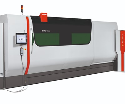 A 12-kW Fiber Laser Increases Productivity on Bystronic's ByStar Fiber Machine