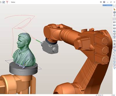 SprutCAM 12 Robot Enables Programming for Robotic Machining and Finishing