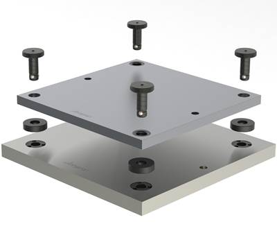 Jergens' Ball Lock Fixture Plate Kit Improves Subplate Security