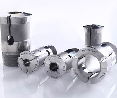 Platinum Tooling Now Imports Swiss-Type Collets and Guide Bushings from Tecnicrafts