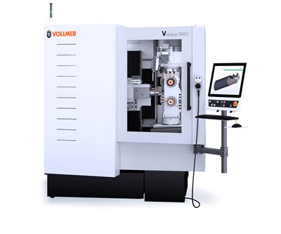 Vollmer’s VGrind 360E Overcomes Bearing Problems with Vertical Spindle Alignment