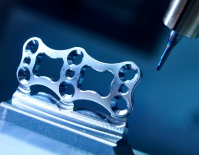 5-axis machining of orthopedic bone plate