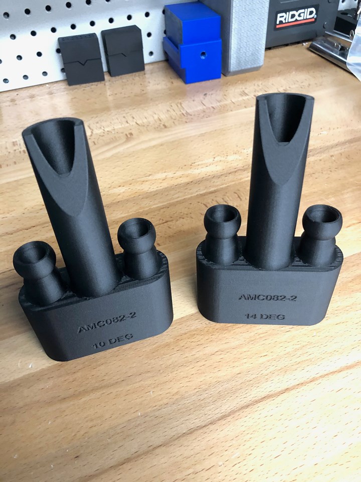 3D-printed coolant nozzles