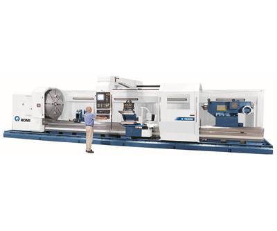 Romi's C-Series Lathes Accommodate Parts Weighing 110,000 lbs