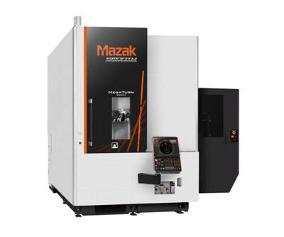 Mazak's Mega Turn 900M VTL Handles Large Cast Iron, Steel Workpieces