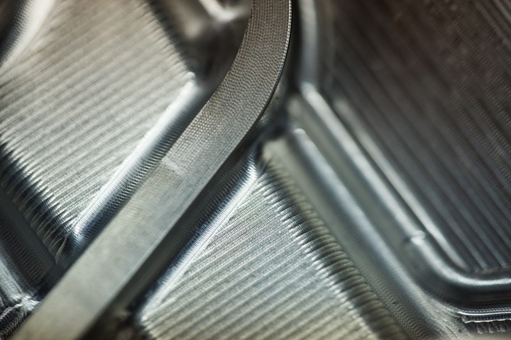 detailed machining on motorcycle part