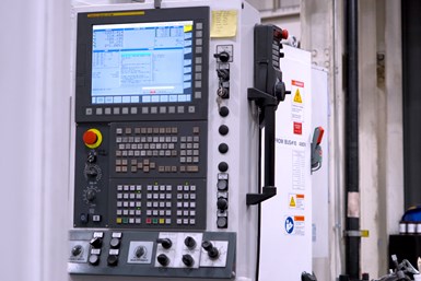FANUC control on a machine tool